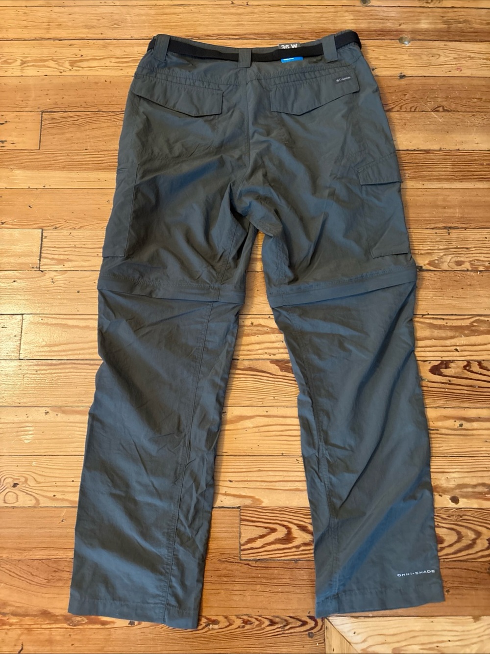 Columbia Men's Silver Ridge Convertible Pants Ripstop Easy Zip-Off Quick Drying - Picture 5 of 7